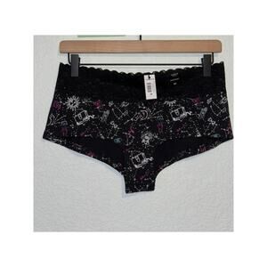 Torrid NWT 1X 1 boyshort just witchy things lace trim